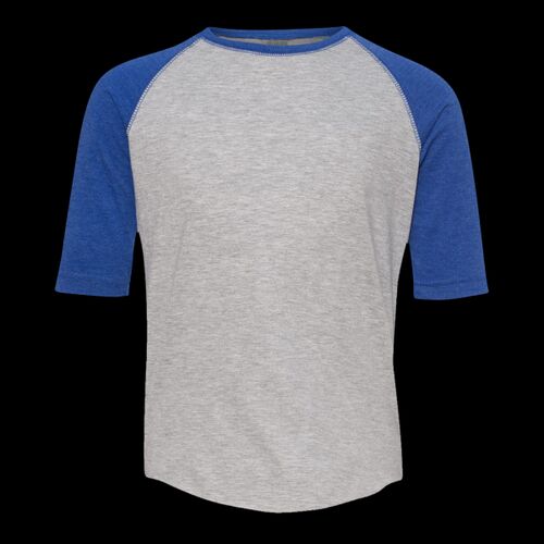 Youth Baseball Fine Jersey Three-Quarter Sleeve Tee Thumbnail